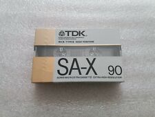 Tdk Sa-x 90 Reference Audio Cassette Tape New 1987 Made In Japan