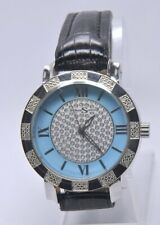  Techno Swiss 24 Diamonds Watch, Blue Dial , Japan Mov /brand New /jojo