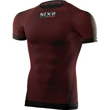 Tee Shirt Sixs Ts1 Red Carbon Underwear Manche Courte Moto Vélo Running Six2