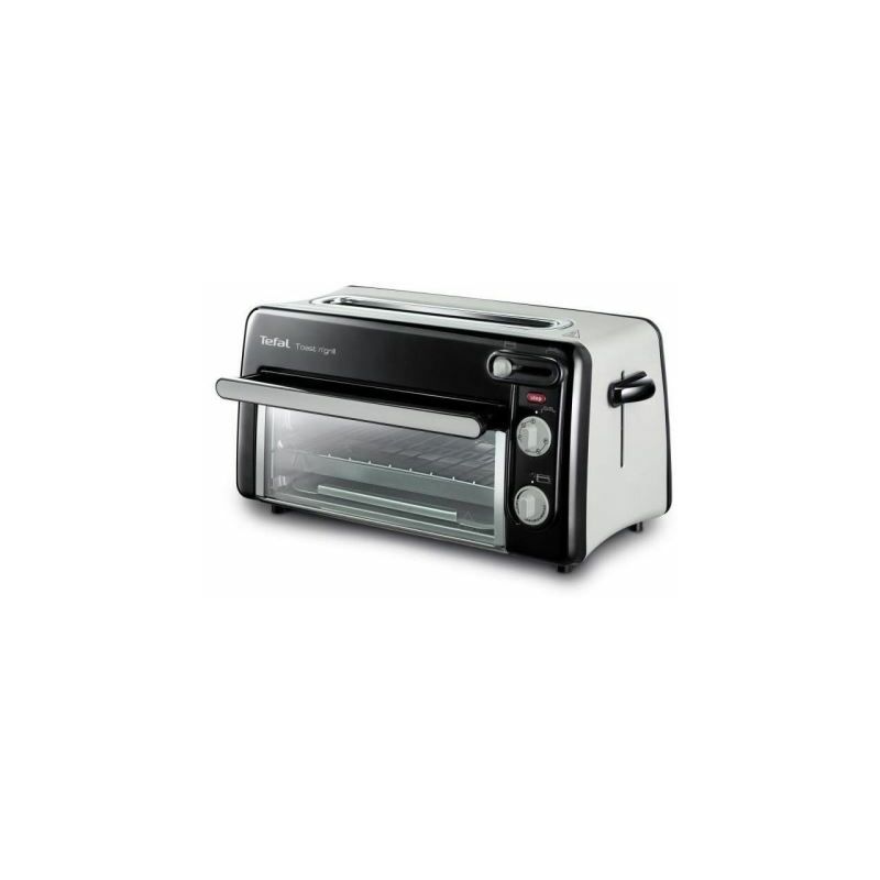 tefal tl 6008 toaster 2 slice(s) aluminum, 1300 w - black