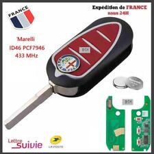 Telecommande Cle 433mhz Pcf7946 Sip22 3 Boutons Pour Alfa Romeo Giulietta