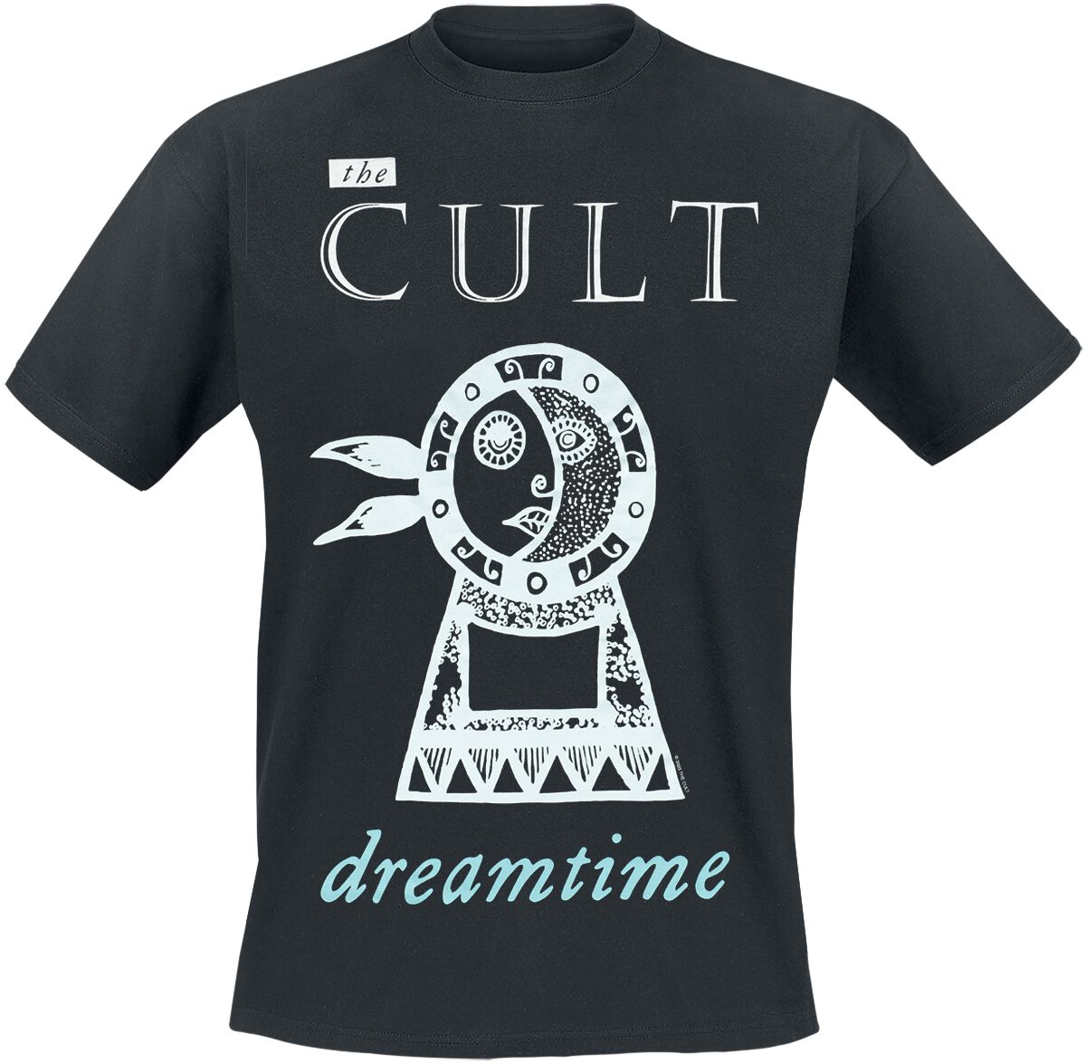 the cult t-shirt manches courtes de - dreamtime - s Ã  4xl - pour homme - noir donna