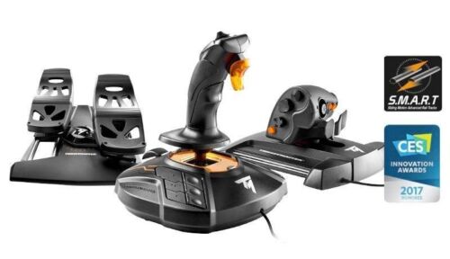 Thrustmaster T-16000m Fcs Flight Pack Joystick Throttle And Pedals For Pc