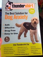 Thunder Shirt For Dog Anxiety Large Solid Gray New