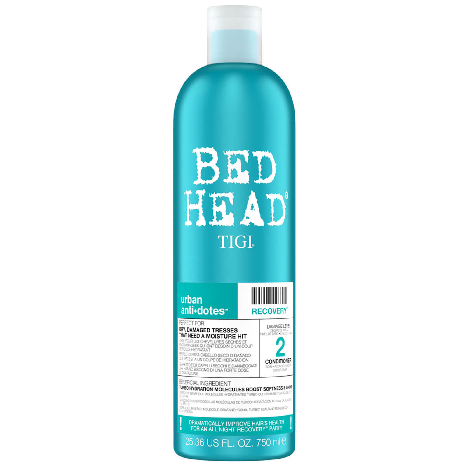 tigi aprÃ¨s-shampooing rÃ©parateur bed head recovery level 2 urban antidotes - 750ml