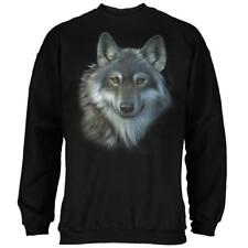 Timber Wolf Face Mens Sweatshirt