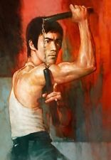 Toile Tableaux Bruce Lee 50x70 Cm