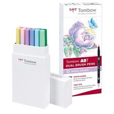 Tombow Abt Dual Brush Pen - Pastel (pack Of 12)