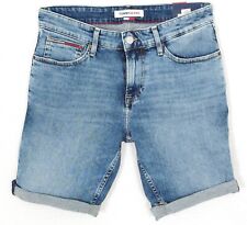 Tommy Jeans Bermuda Jeans Homme Scanton Slim Short Denim Moyen Bleu Stretch