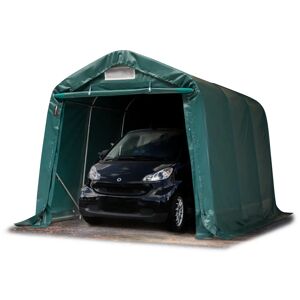 Toolport 2,4x3,6m Portable Garage, Pvc, Dark Green, Without Statics Package - (67835)