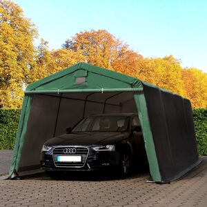 Toolport 3.3x6.2m Carport Tent Portable Garage Pvc 500 N Dark Green