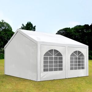 Toolport 4x5m Marquee / Party Tent, Pe 450, White - (91109)