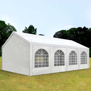 Toolport 4x8m Marquee / Party Tent, Pe 450, White - (91111)