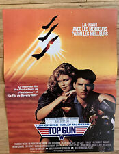 Top Gun Affiche Cinéma 53x40 Tom Cruise Val Kilmer Tony Scott- État Neuf !