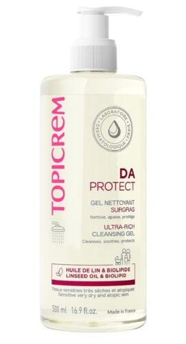 Topicrem Da Ultra-rich Cleansing Gel For Atopic Skin Soap-free Protects 500 Ml