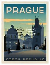 Tourisme Prague Rf136 - Poster Hq 40x60cm D'une Affiche Vintage