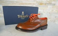 Tricker's Eu 40 Royaume-uni 7 Chaussures à Lacets Basses Noix Neuf Autrefois