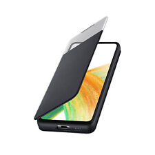 Étui Officiel Samsung Galaxy A33 5g Fenêtre Tactile S View Wallet Cover Noir