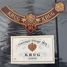 Une étiquette De Champagne Krug Vintage 1973 (1)