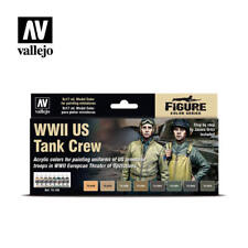 (val70186) - Av Vallejo Model Color Set - Wwii Us Tank Crew (8)