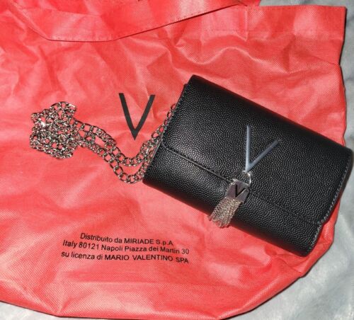valentino women's divina small shoulder bag - black donna