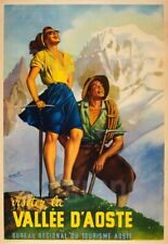 Vallée D'aoste Rsyn - Poster Hq 40x60cm D'une Affiche Vintage