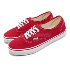 Vans Authentic Red White Men Unisex Canvas Casual Lifestyle Shoes Vn000ee3red