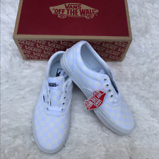 Vans Doheny Checkerboard Skate Shoes Size 7 White Nwb