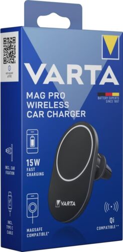 varta mag pro wireless car charger smartphone earth magnetic field...