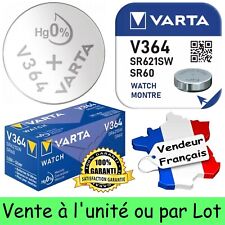 Varta - Pile Bouton Pour Montre : V364 Sr60 Sr621sw Oxyde D'argent 1,55v 20 Mah