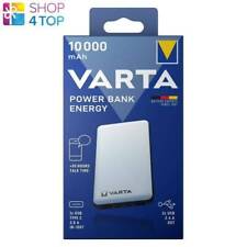 Varta Power Bank Énergie 57976 10000mah Usb Type C 3.0a En Out 2 Usb 2.4a Neuf