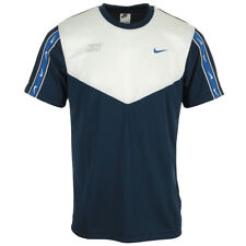 Vêtement T-shirts Nike Homme Nsw Repeat Swoosh Pk Tee Bleu Marine Polyester
