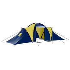 Vidaxl Qualité Tente De Camping 9 Personnes Bleu Et Jaune