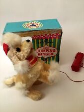 Vintage Jumping Ginger Japan Mechanical Toy Poodle Dog Yonezawa New