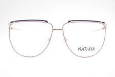 Vintage Mathon M011 Col. 02 54 17 135 Rose Or Ovale Lunettes Monture Nos