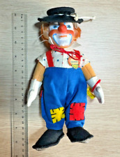 Vintage Steiff Clownie Rubber & Felt Doll 8719,00 With Tags! 23cm