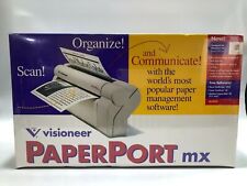 Visioneer Paperport Mx Scanner Pr-34001-w Vtg Nos Windows 95 Scellé Nouveau...