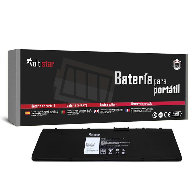 voltistar batterie pour ordinateur portable dell latitude e7240 e7250 - 2800mah - neuf