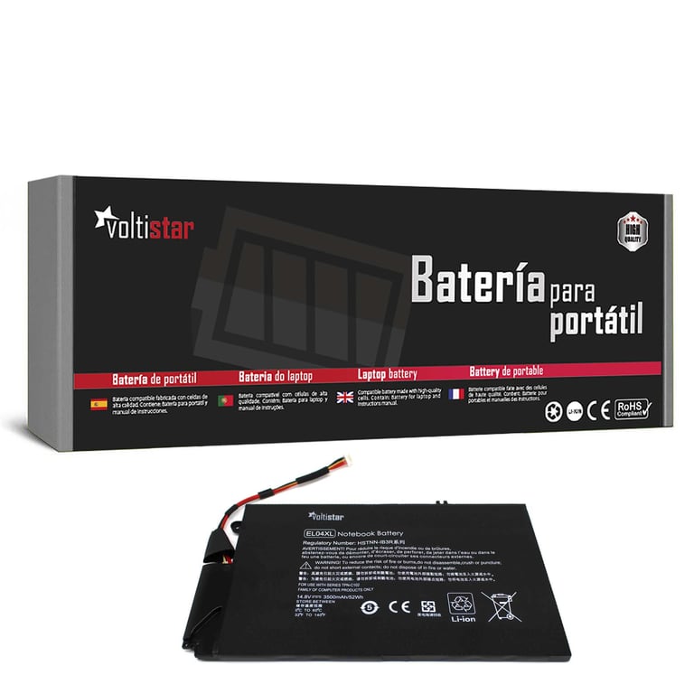 voltistar batterie pour ordinateur portable hp envy 4-1000 el04 elo4xl tpn-c102 hstnn-ib3r 681879-1c1 681949-001 - neuf