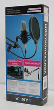 Vonyx Studio Lot Grande Membrane Microphone Incl. Tischarm Araignée Vent Câble