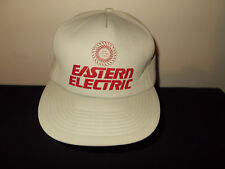 Vtg-1980s Eastern Electric Company Electrician Foam Sansun Snapback Hat Sku21