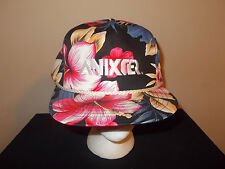 Vtg-1990s Anixter Hawaiian Flower Pattern Fresh Prince Supreme Style Hat Sku1