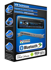 Vw Scirocco Voiture Radio Alpine Ute-200bt Bluetooth Mains Libres Kit Mechless