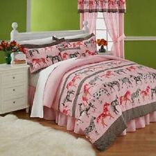 Western Cowboy Horse Horseshoe Mustang Sally Pony Comforter Bed In A Bag Set Q