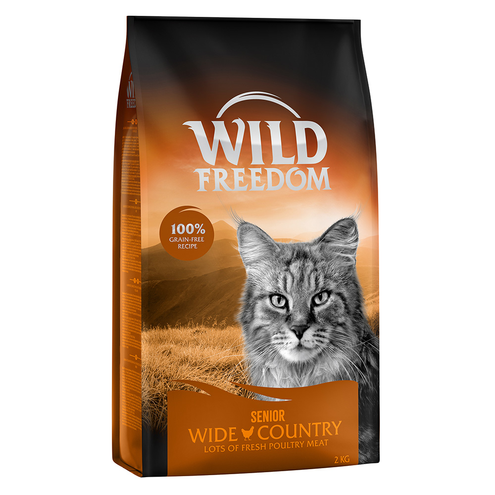 wild freedom senior wide country, volaille - 3 x 2 kg