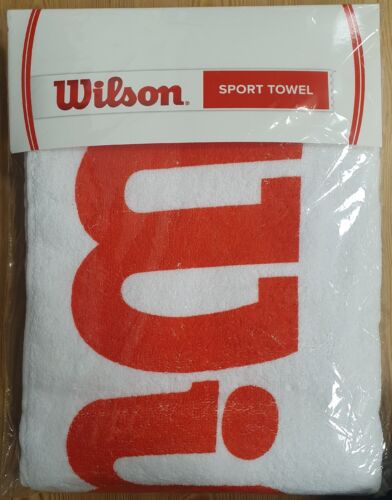 Wilson Sports Towel Beach White Red