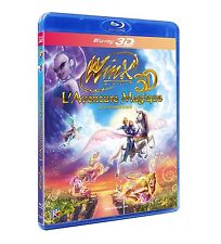 Winx Club 3d : L'aventure Magique - Blu-ray 3d Active ~ Tedd Dillon - Neuf - Vf