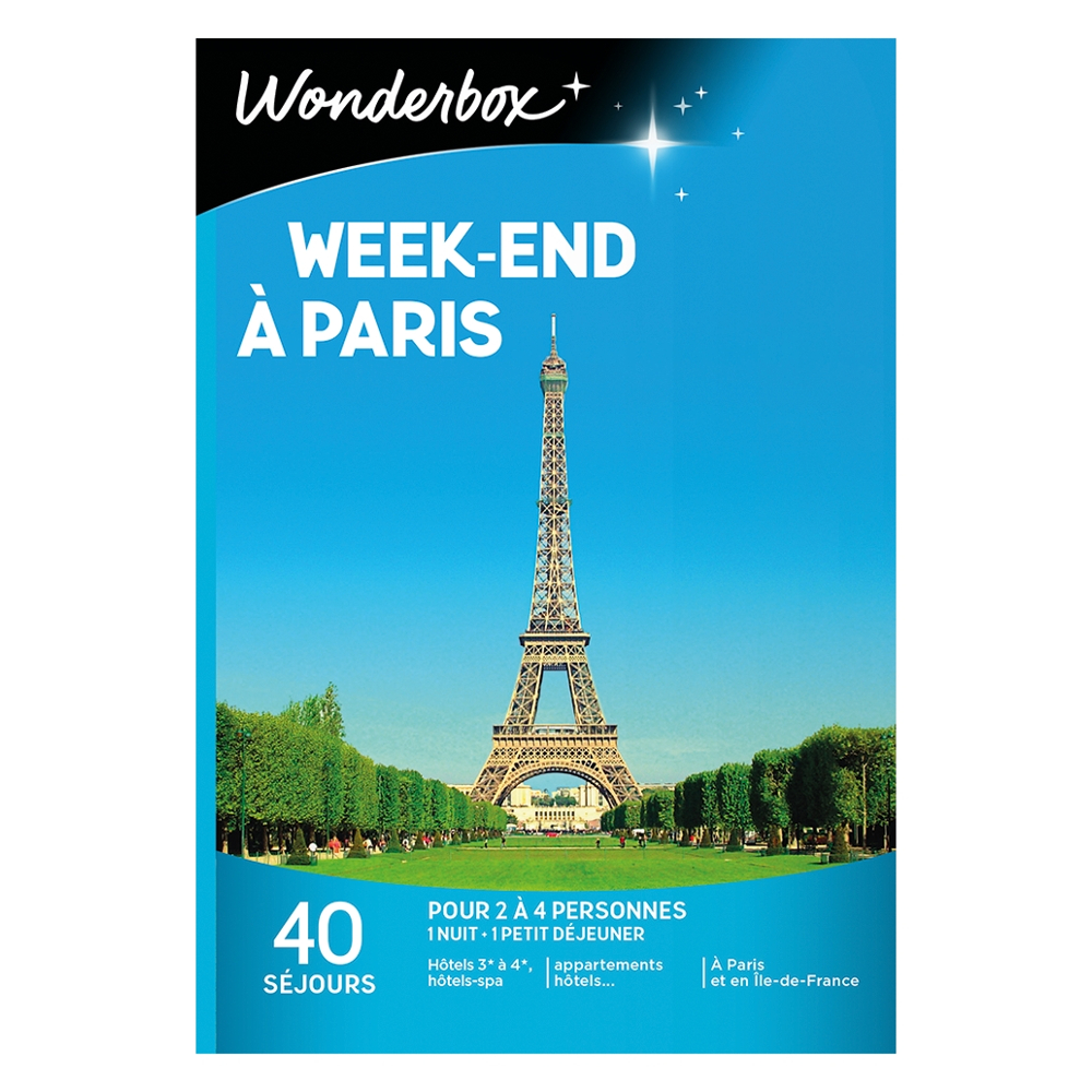 wonderbox week-end a paris