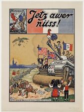 Ww2 Jetz Auer Nütz La Balayeuse Rjwk-poster Hq 45x60cm D'une Affiche Vintage