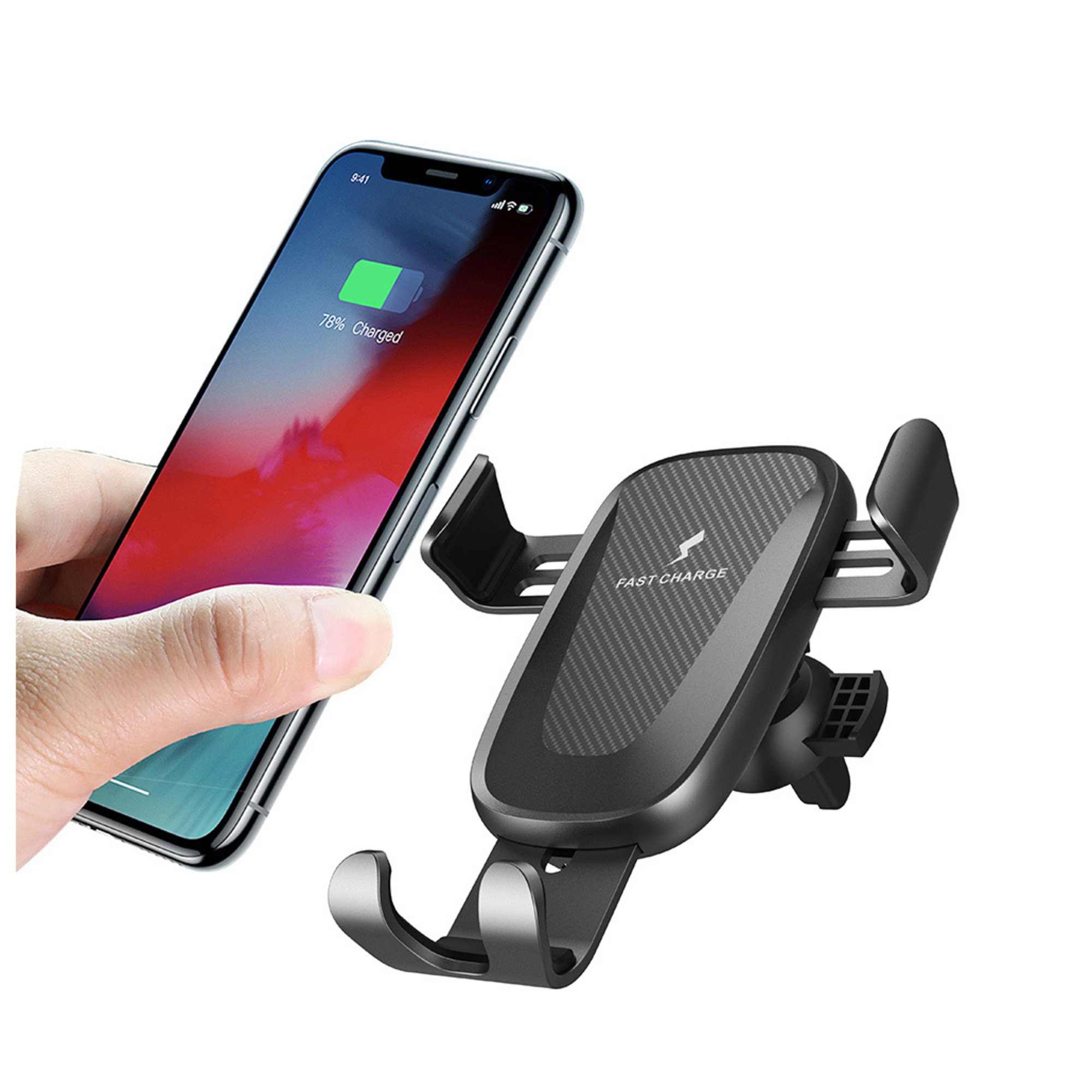 xeptio support universel de voiture avec chargeur sans fil qi wireless Ã  induction pour google pixel 7 5g - station de chargement smartphone 2022 - neuf
